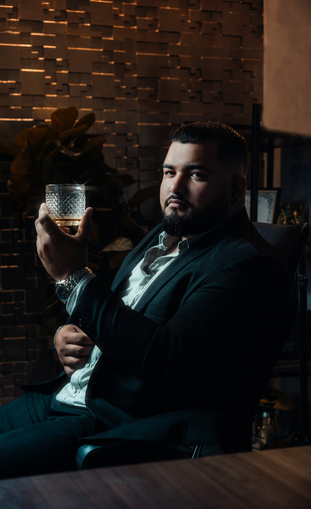 Portrait of a confident man in a suit